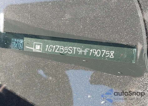 2017 Chevrolet Malibu Ls from USA, damaged, VIN 1G1ZB5ST9HF190758